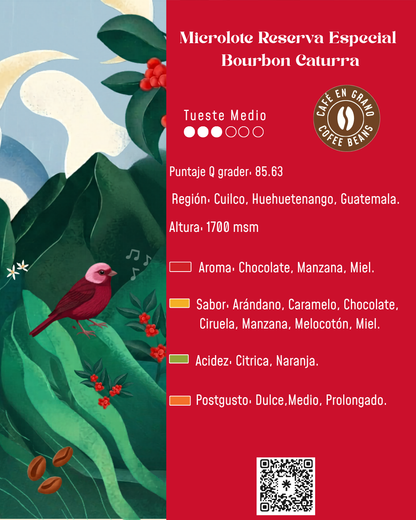 Pack de 2 bolsas de Café Reserva Especial Bourbon Caturra | 350gr c/u