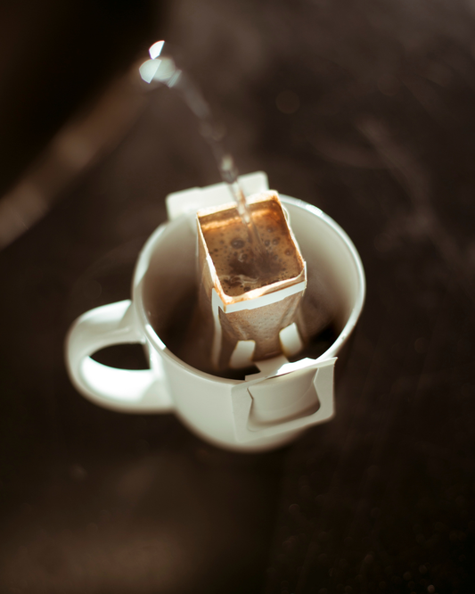 Café de Goteo con filtro | 12g – Sobres para Preparar una Taza de Café Fácil y Rápido.