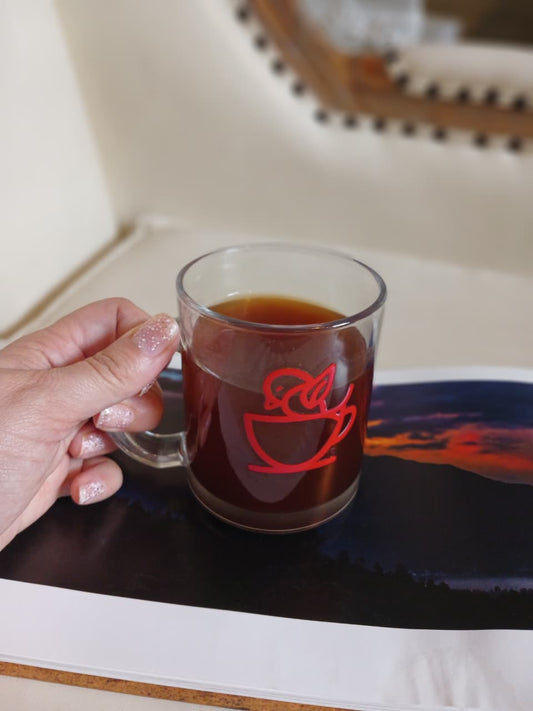Taza de Vidrio para Café | 11 oz | Cardelita Coffee