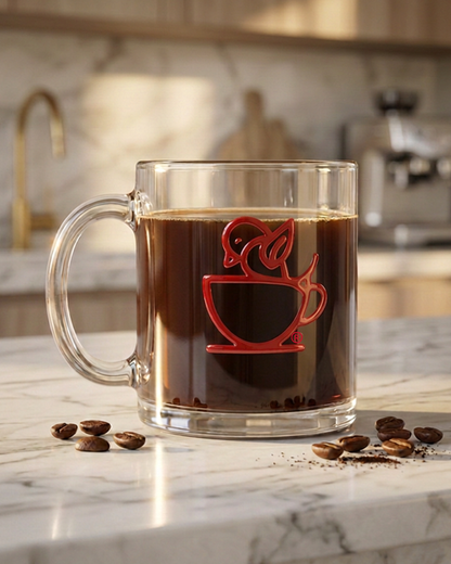 Taza de Vidrio para Café | 11 oz | Cardelita Coffee