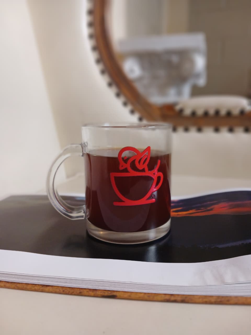 Taza de Vidrio para Café | 11 oz | Cardelita Coffee